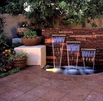 Pond water feature 